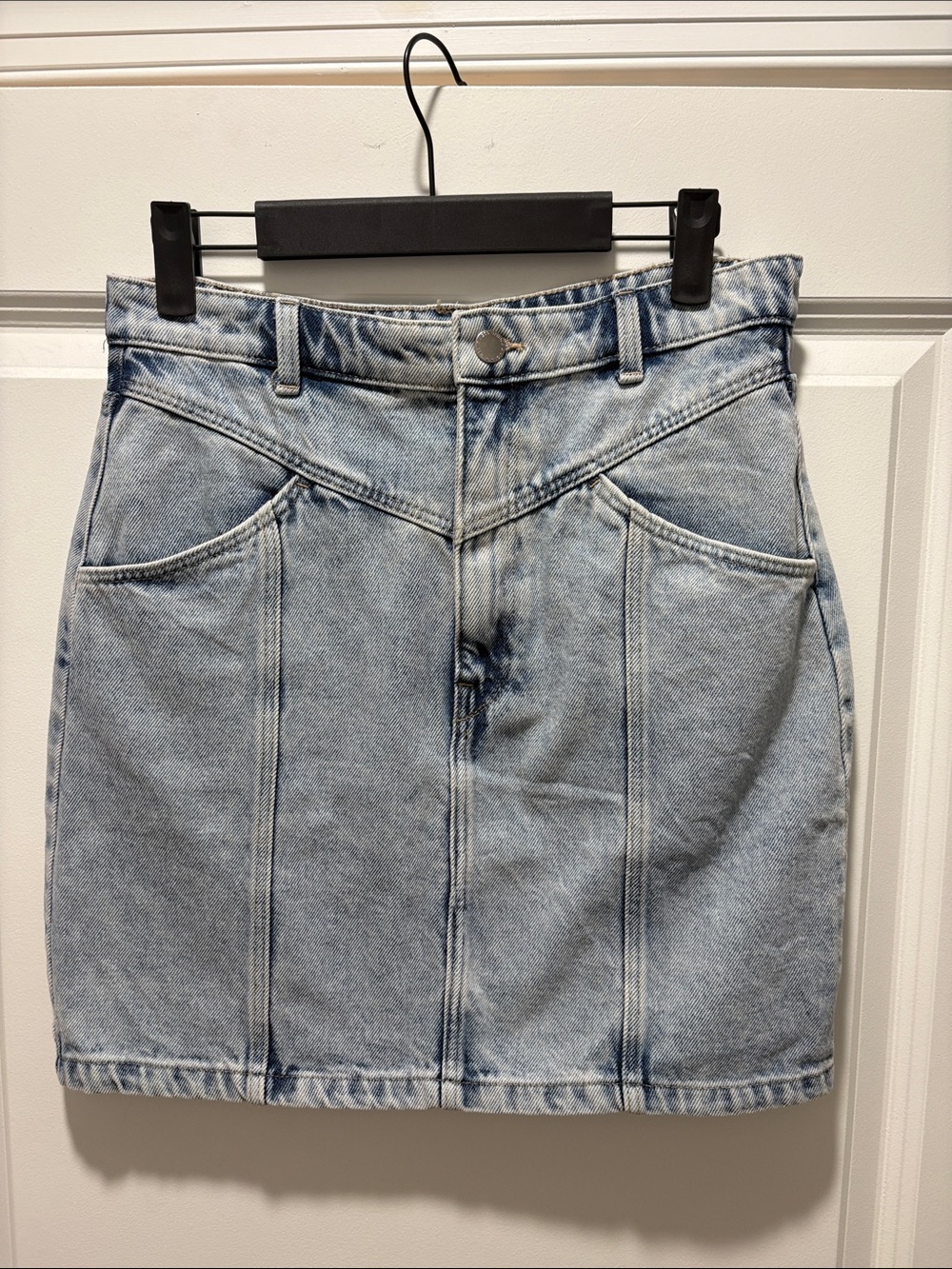 H&M Light Blue Denim Skirt